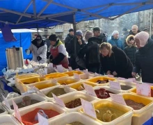 День сала вызвал ажиотаж среди красноярцев